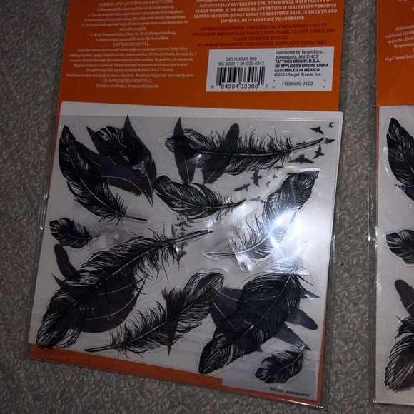 Temporary tattoo bundle; minimalist looks and Fourth of July - Picture 5 of 11